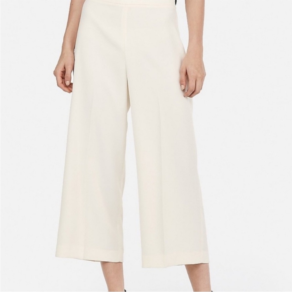 Express Wide Leg Cropped Dress Pants Size 12